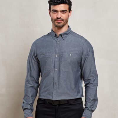 Men’s Chambray shirt, organic and Fairtrade certified Thumbnail