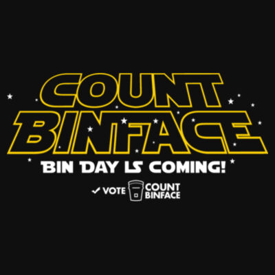 Count Binface - Bin Day Is Coming - Hoodie Design