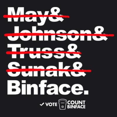 Vote Binface T-Shirt Design