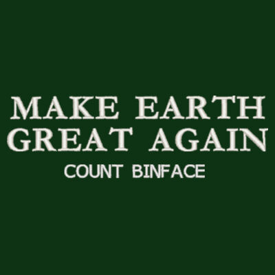 MEGA Hat - Make Earth Great Again - Vote Binface Design