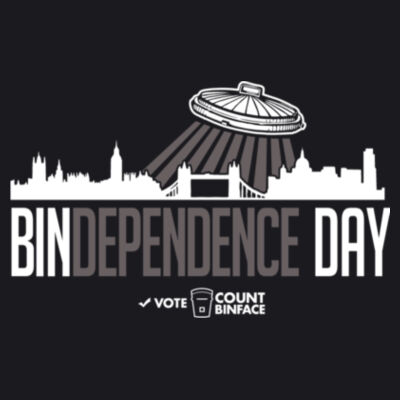 Count Binface - Bindependence Day Design
