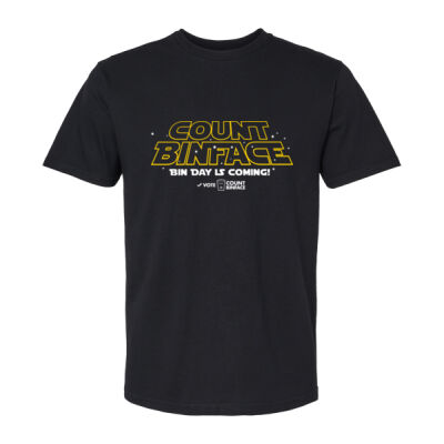 Count Binface - Bin Day Is Coming Space T Shirt Thumbnail