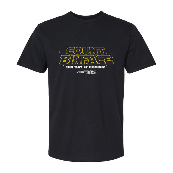 Count Binface - Bin Day Is Coming Space T Shirt Thumbnail