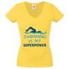 Lady-fit Valueweight V-Neck T-Shirt Thumbnail