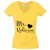 Lady-fit Valueweight V-Neck T-Shirt Thumbnail